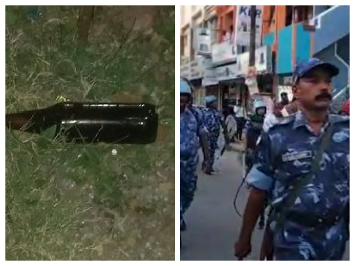 coimbatore petrol bomb tamilnadu bjp complaint
