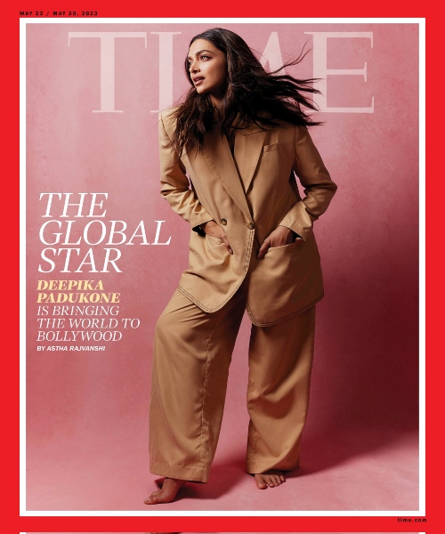 Deepika Padukone on Time magazine cover with Interview