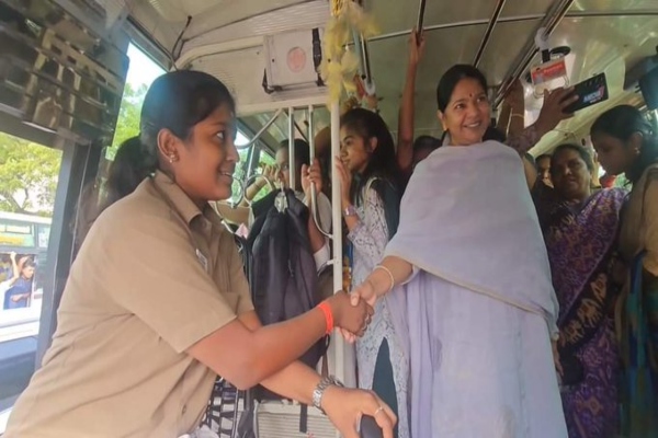 kovai lady driver sharmila dismissed