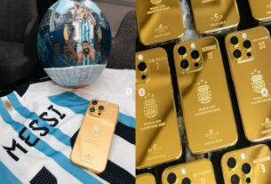 lionel messi order 35 gold iphone 14