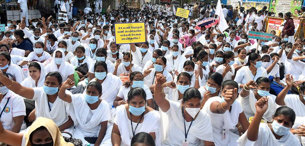 Govt guarantees contract nurses