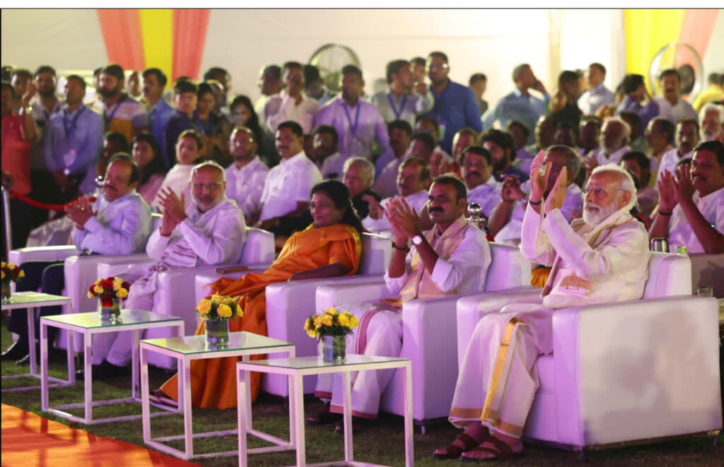 pm modi says uthiramerur inscription 1100 years old