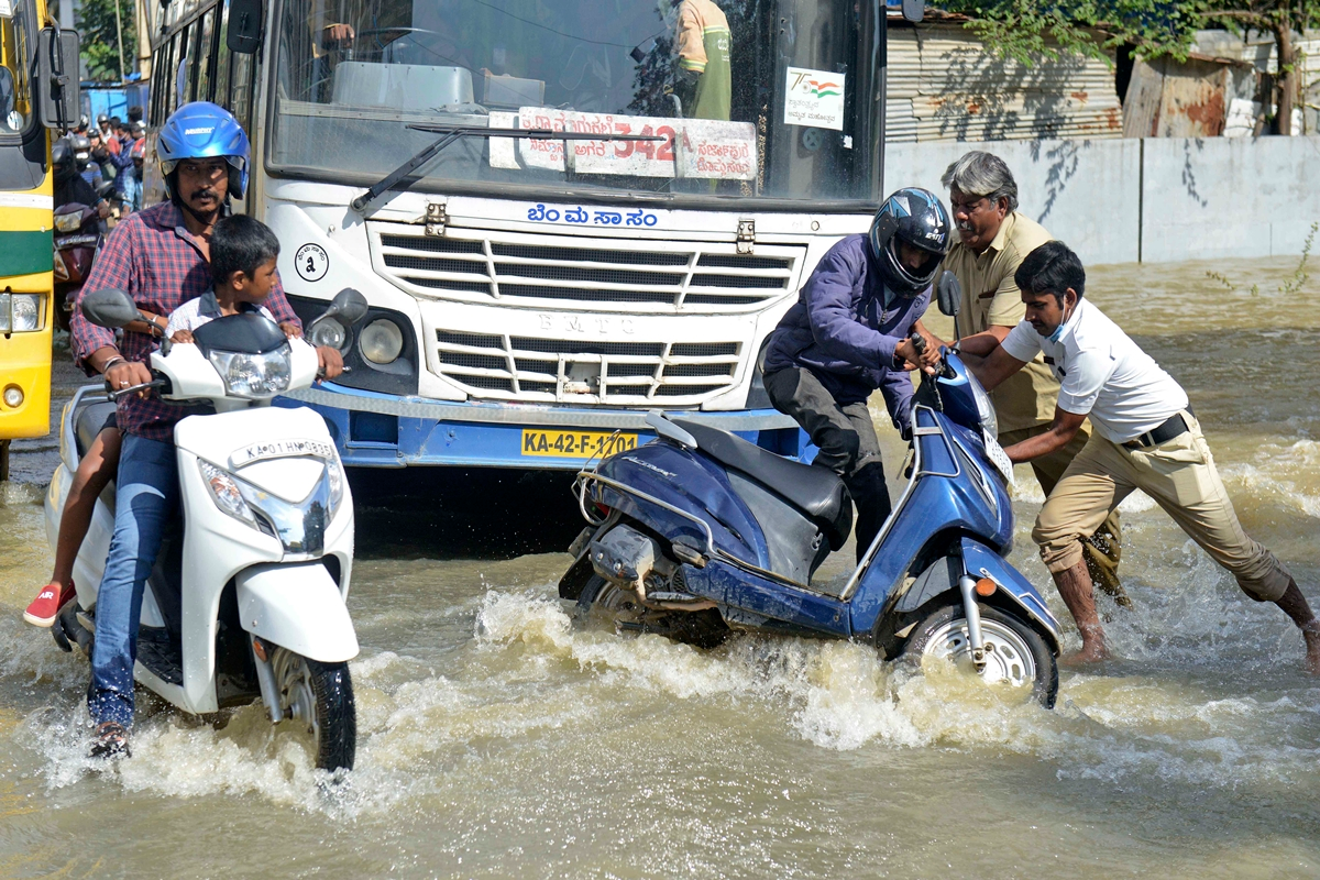 Bengaluru floods Heavy rains