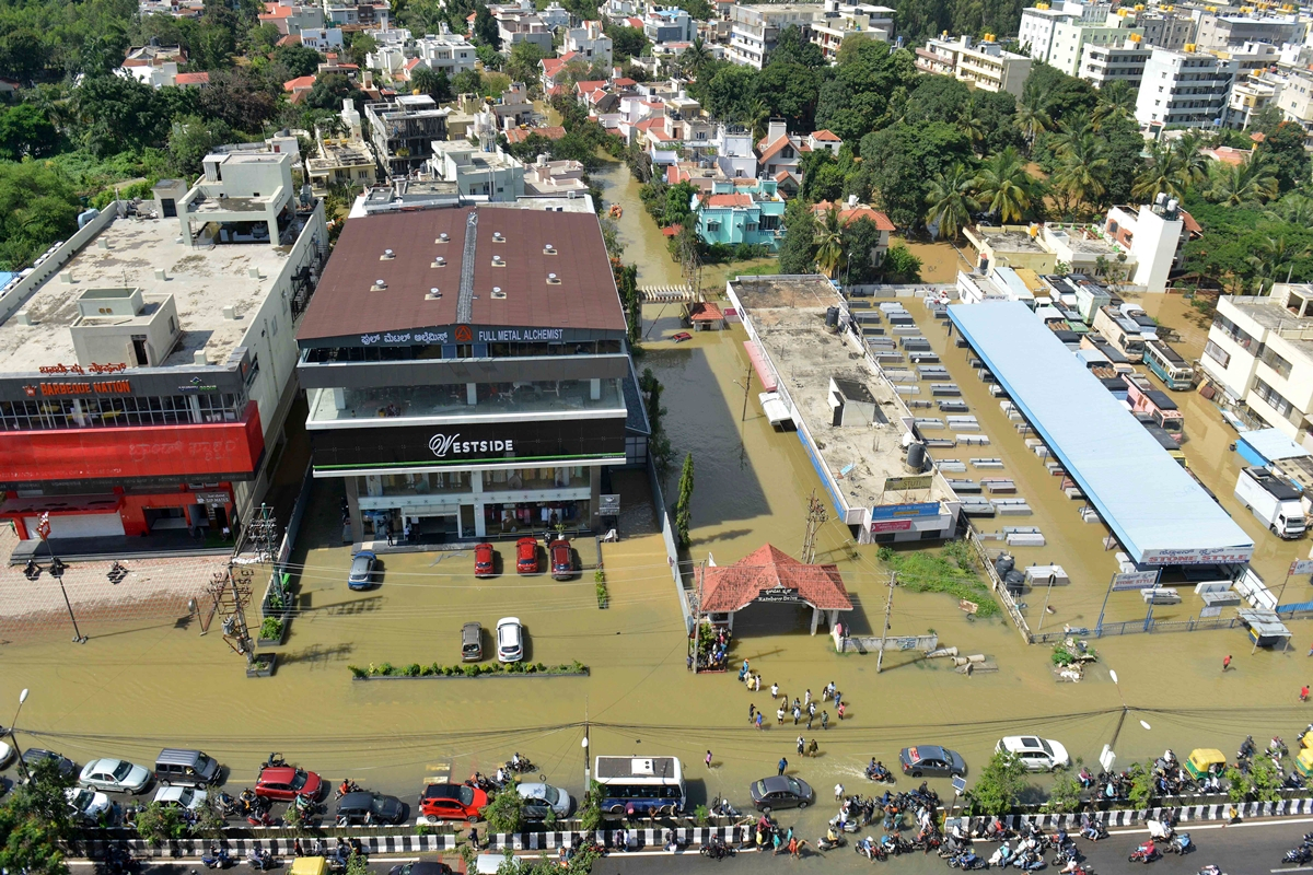 Bengaluru floods Heavy rains