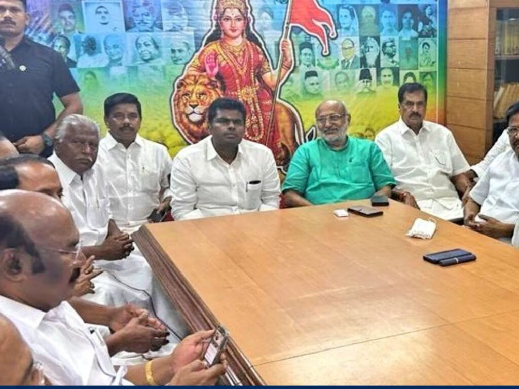 Edappadi or Panneer erode byepoll bjp Annamalai decision