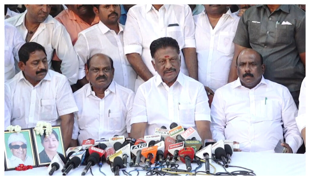 Ops says disappointment with amit shah