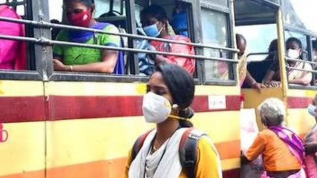Corona virus spread in buses