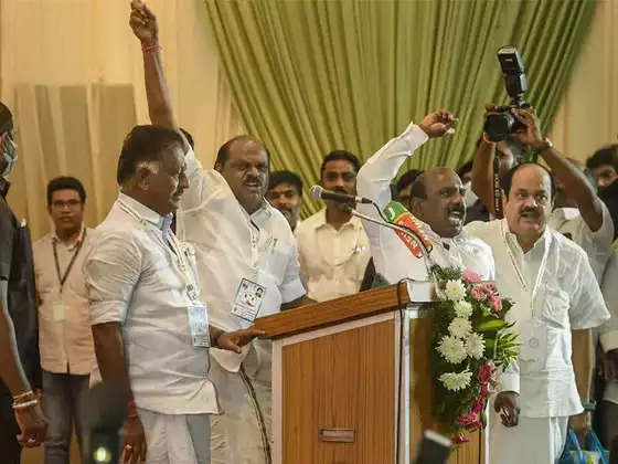 eps won as admk gs election
