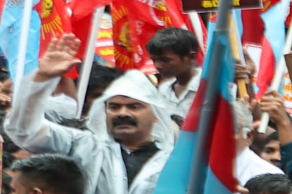 hindi language against seemann rally