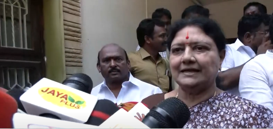sasikala says she will go to aiadmk headquarters soon