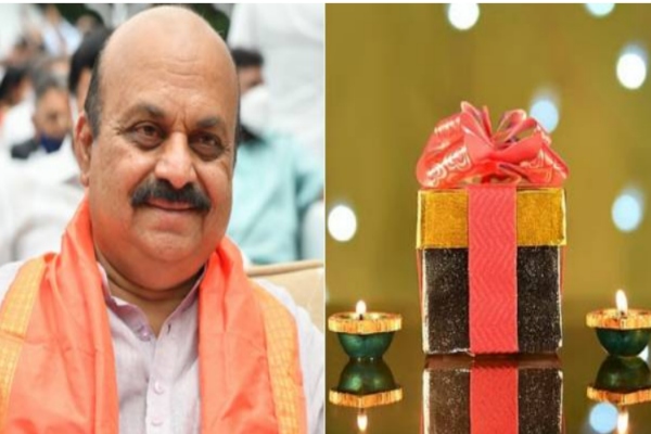 karnataka cm diwali gifts congress complaint