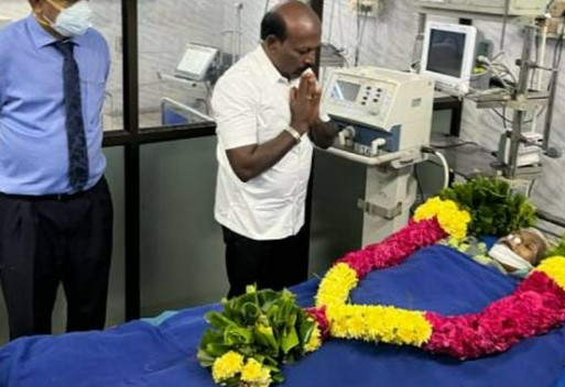 Chief Minister condoles the death of Nedunchezhiyan