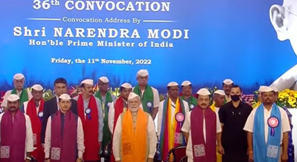 modi came to in dindigul welcome gandhi university