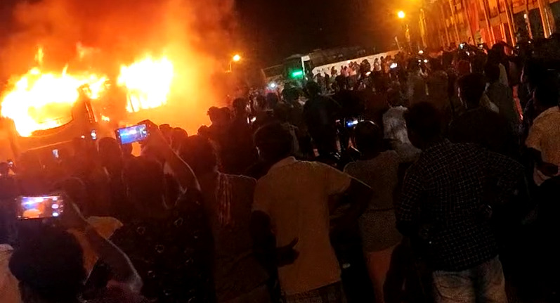 cuddalore government bus fire accident