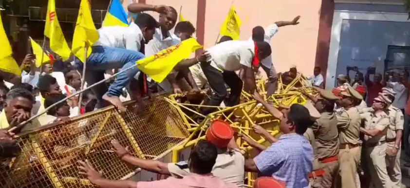 pmk struggle in puducherry assembly
