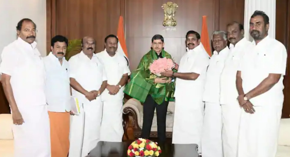 edappadi palanisamy meet governor ravi