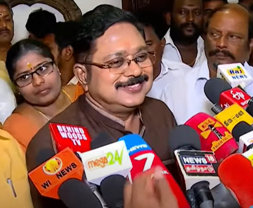 udhayanidhi stalin minister ttvdhinakaran question