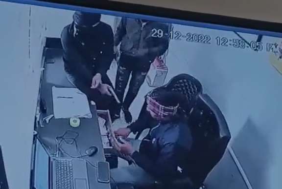 robbery cctv footage