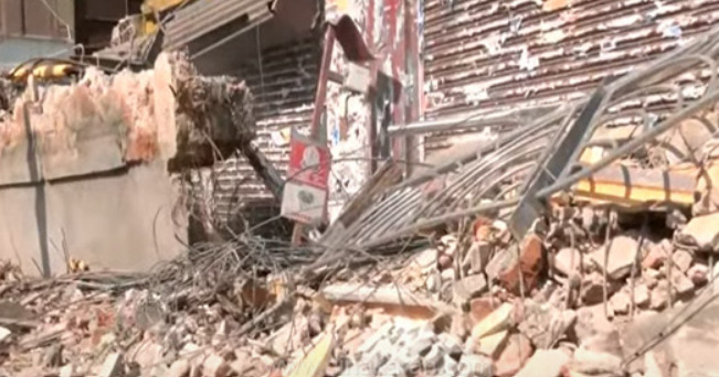 women died in chennai collision building