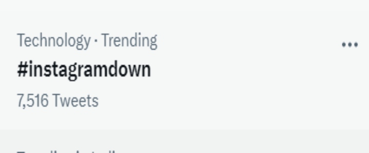 instagram down hashtag trends in twitter