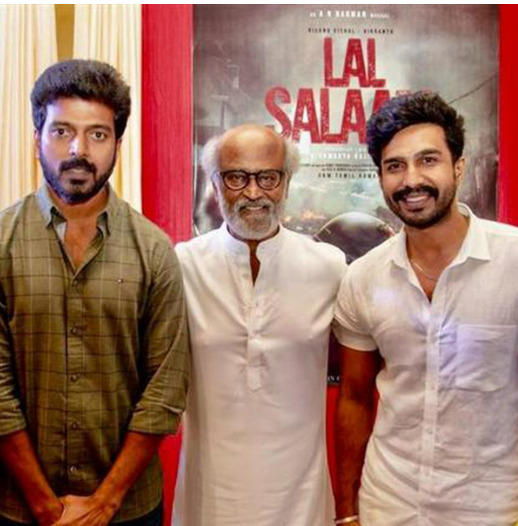 lal salaam first look rajinikanth moideen bhai