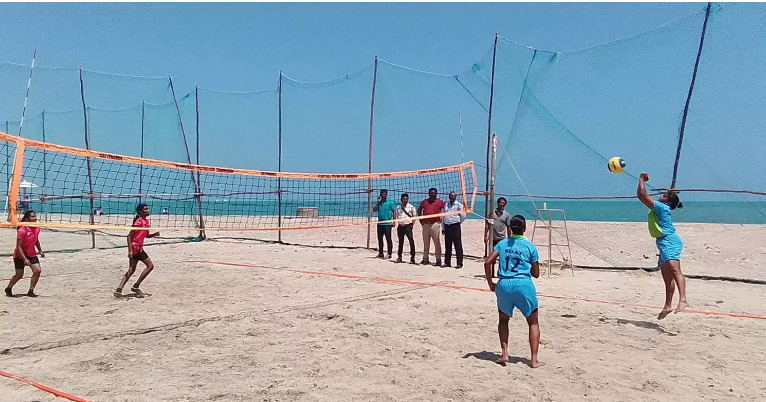 marina beach volleyball competition 2023