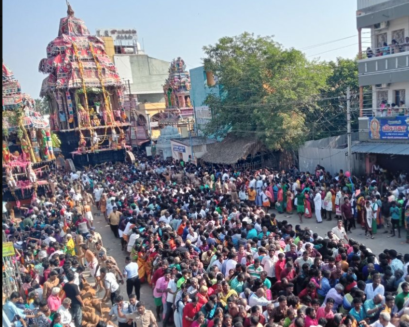 Tiruchendur Murugan temple Masi Car Festival