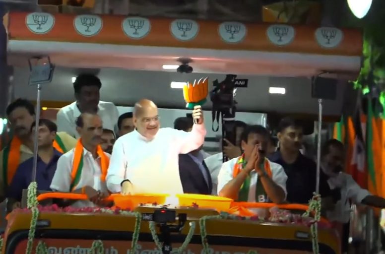 "This crowd will turn into 100 percent votes" : Amit Shah at madurai