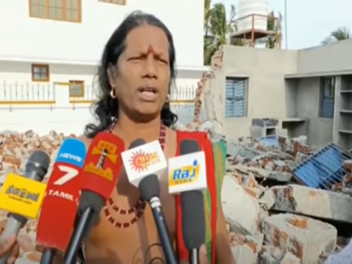 demolition of samiyar ashram