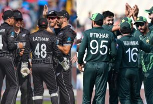 Pakistan and Newzealand team celebrates Australia victory