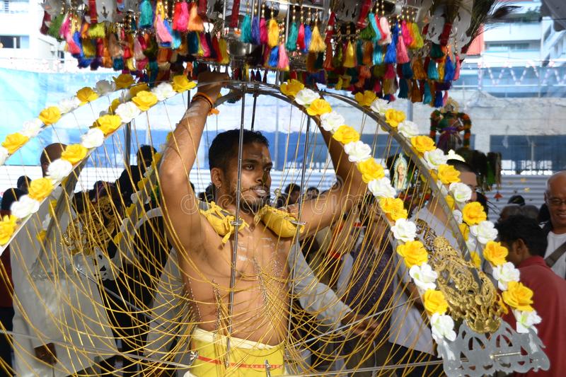 Today is Thaipusam the day Murugan bought the vel
