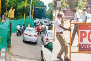 Traffic change in Nungambakkam