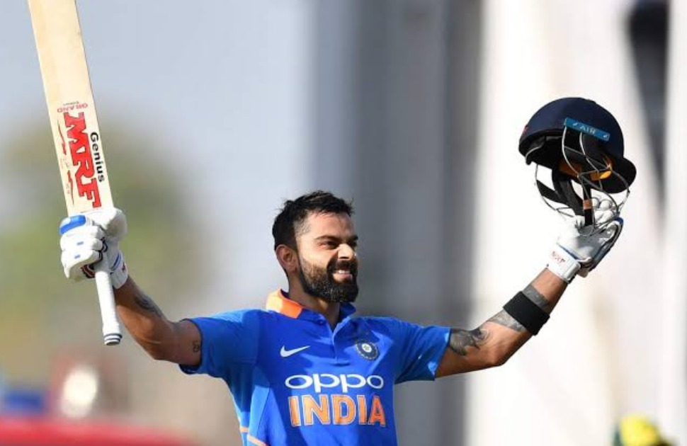 Virat Kohli score a century