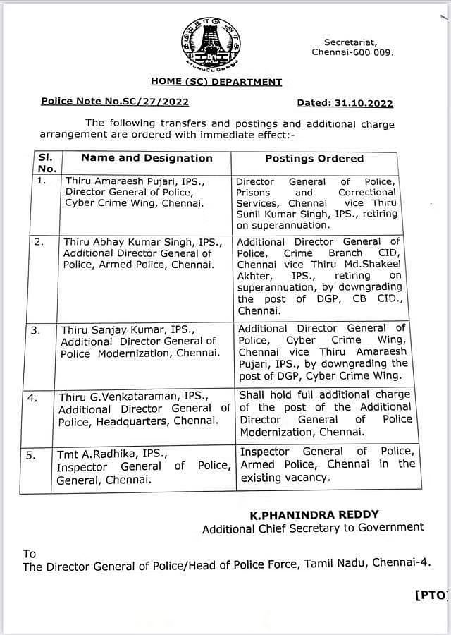 amresh pujari appointed as dgp prisons