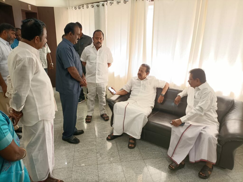 minister ponmudi aajar in vellore court