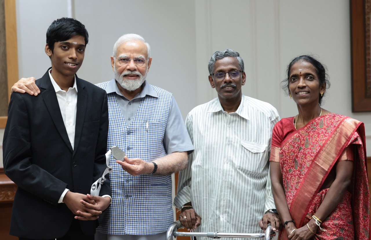 Pragnananda met PM Modi