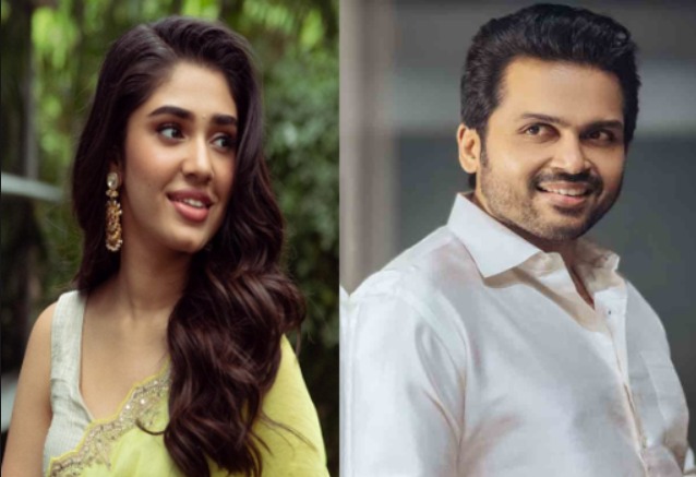 mgr reference in karthi nalakumarasamy movie title