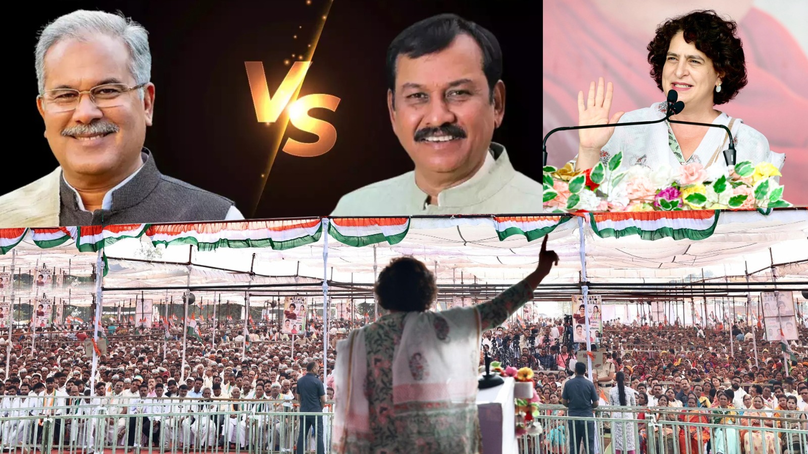 Three-way competition in Chhattisgarh CM Constituency