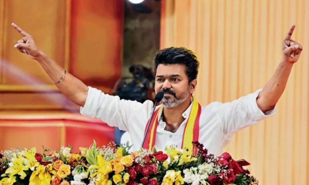 vijay condemns union govt on fascism