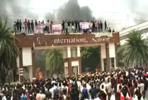 Riot broke out in Kallakurichi after violence erupted during a protest against the suspicious death of a class 12 girl