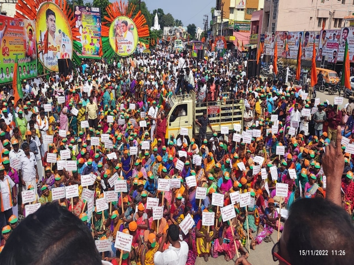 bjp protest against tamilnadu government today annamali speech
