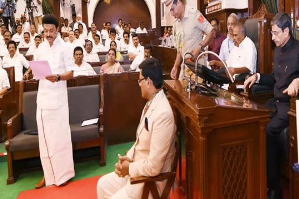 RN ravi refuse ambedkar name