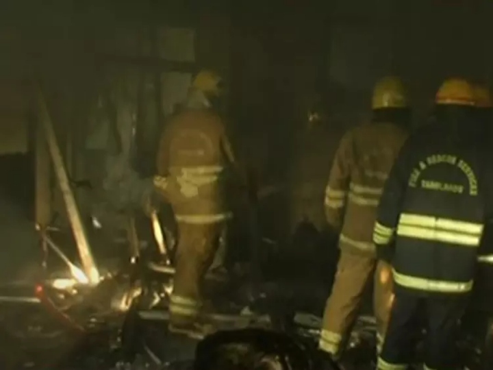 fire accident in Electricity Board office chennai