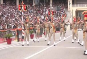 ceremony in attari wagah border