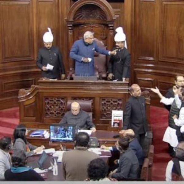 Adani issue intense tension in the Rajya Sabha