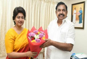 gayathiri raguram joins admk