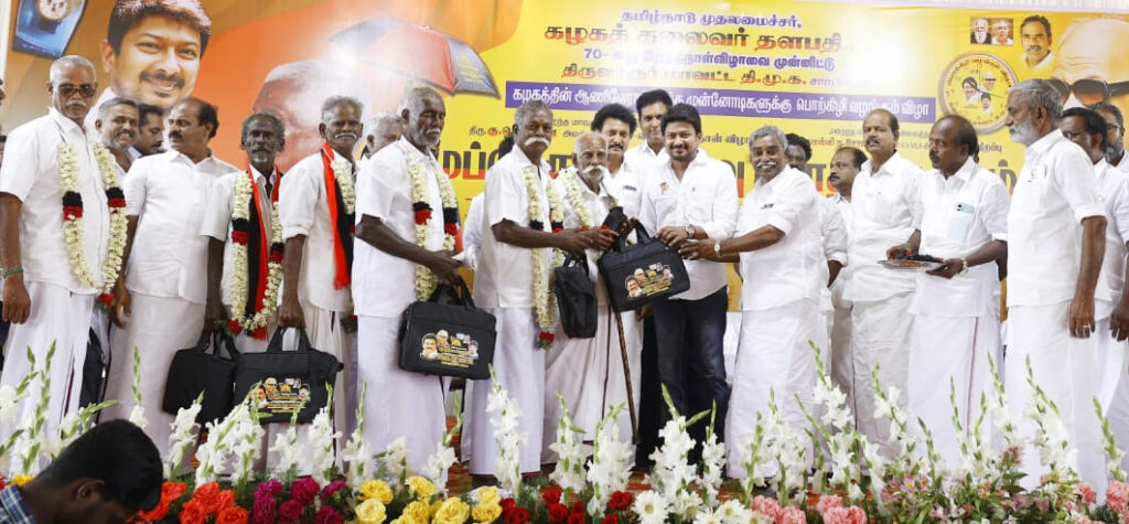 udhayanidhi stalin gave open speech in thiruvarur