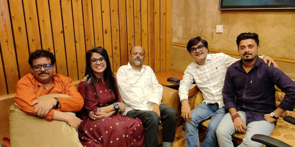 Sriram Sharma visit to Mumbai for Velu Nachiyar works