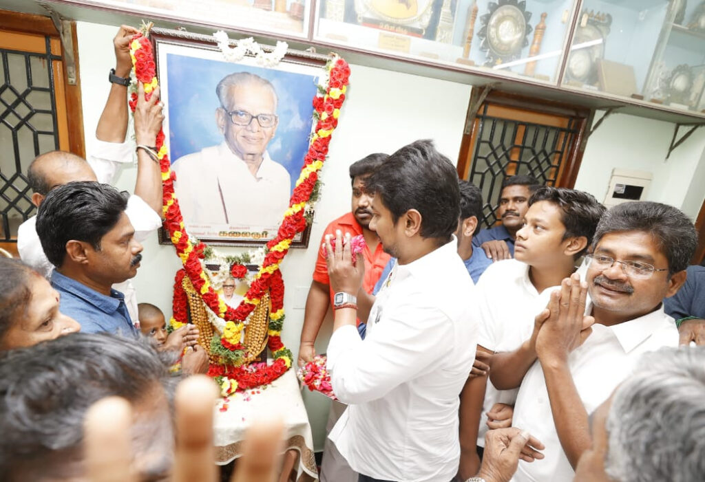 udhayanidhi stalin gave open speech in thiruvarur