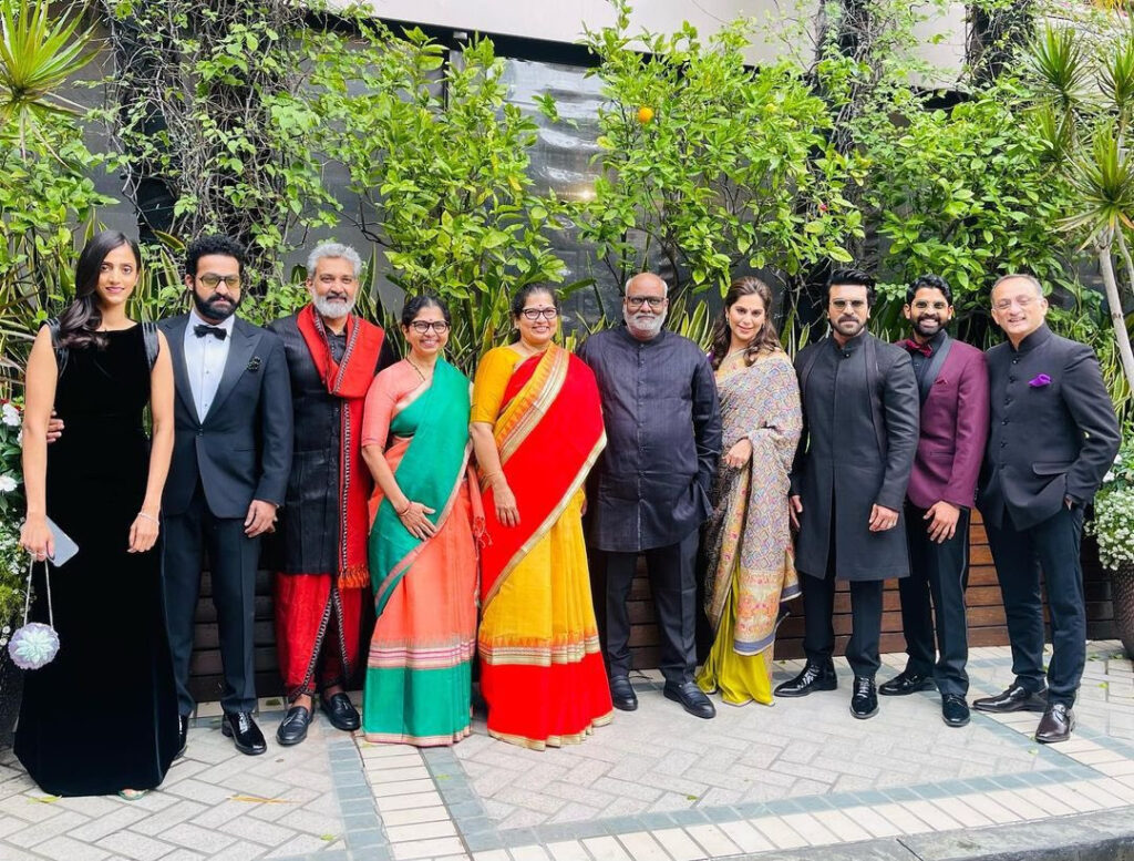 Golden Globe Award for the song naatu naatu from RRR